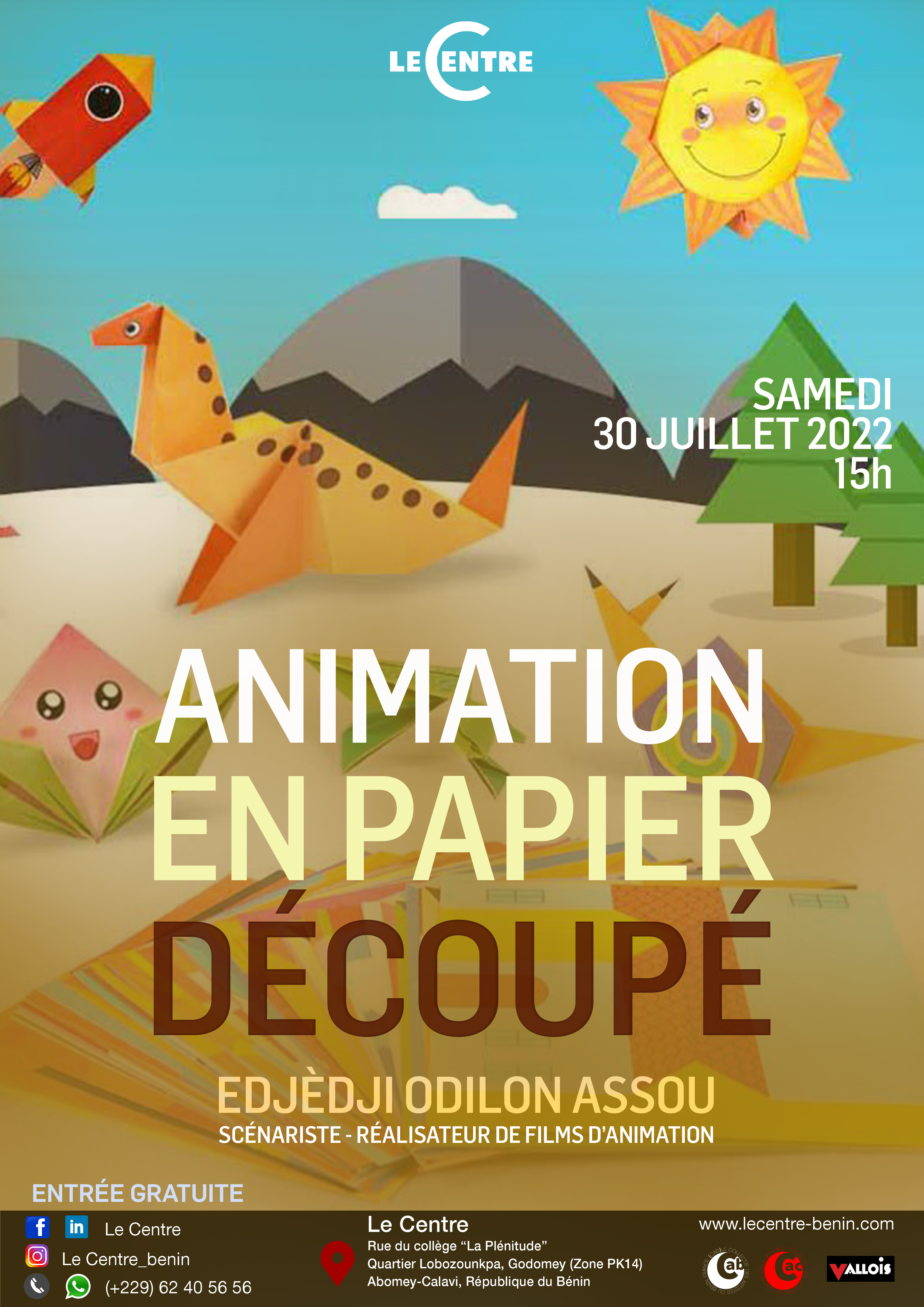 Atelier Jeune Public | Animation en papier découpé