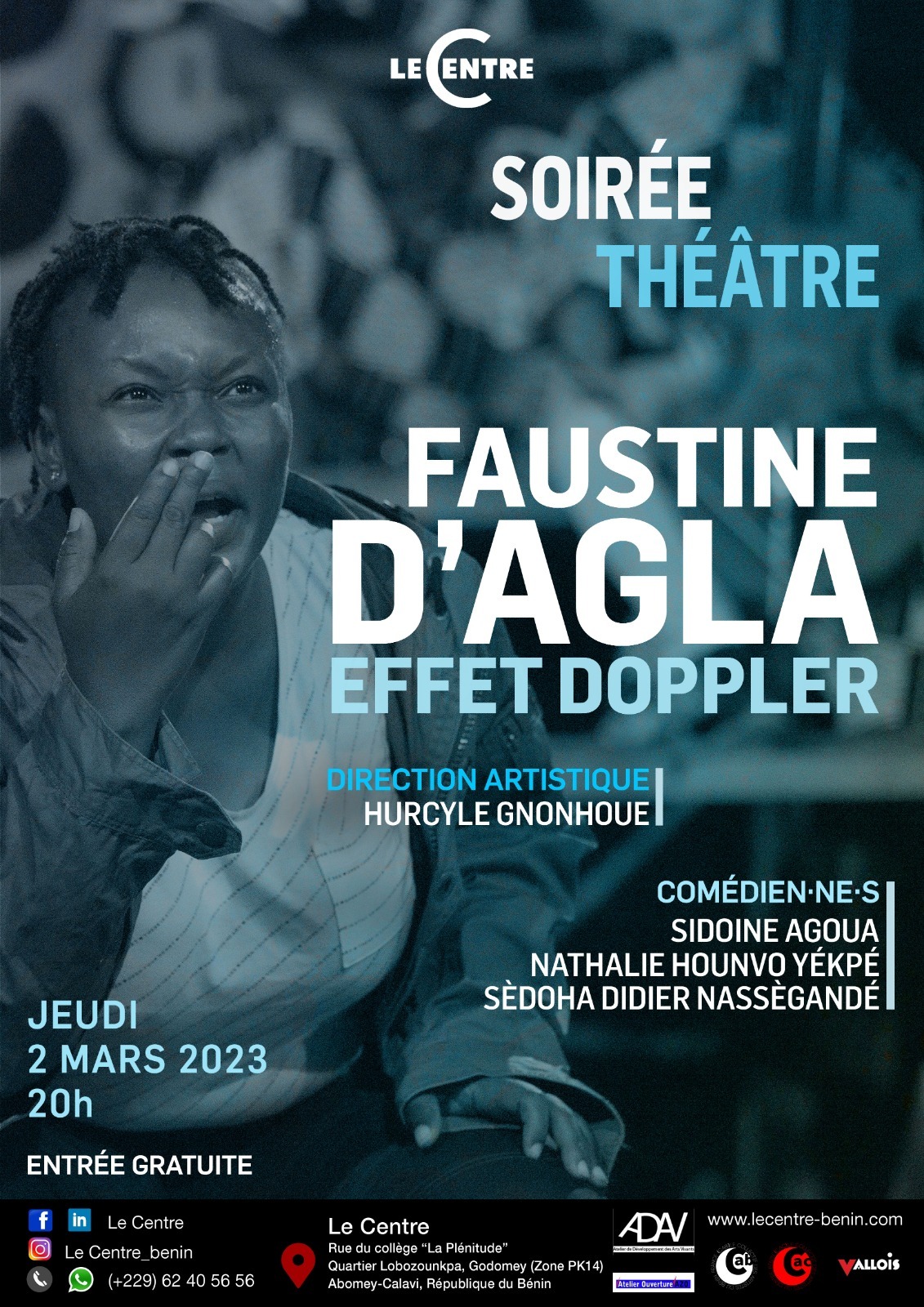 SOIRÉE THÉÂTRE | Faustine d'Agla, Effet Doppler