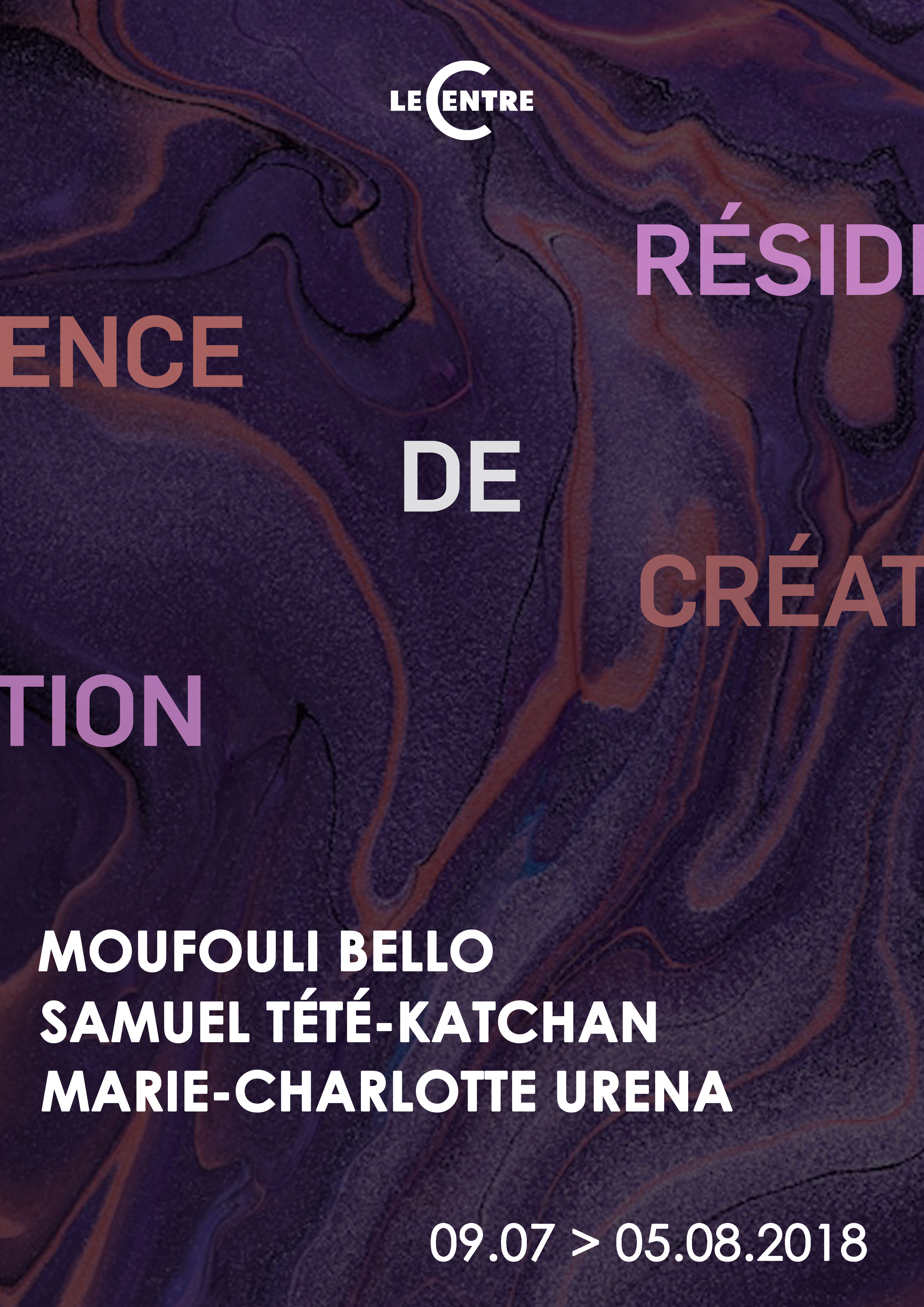 Moufouli Bello, Samuel Tété-Katchan & Marie-Charlotte Urena