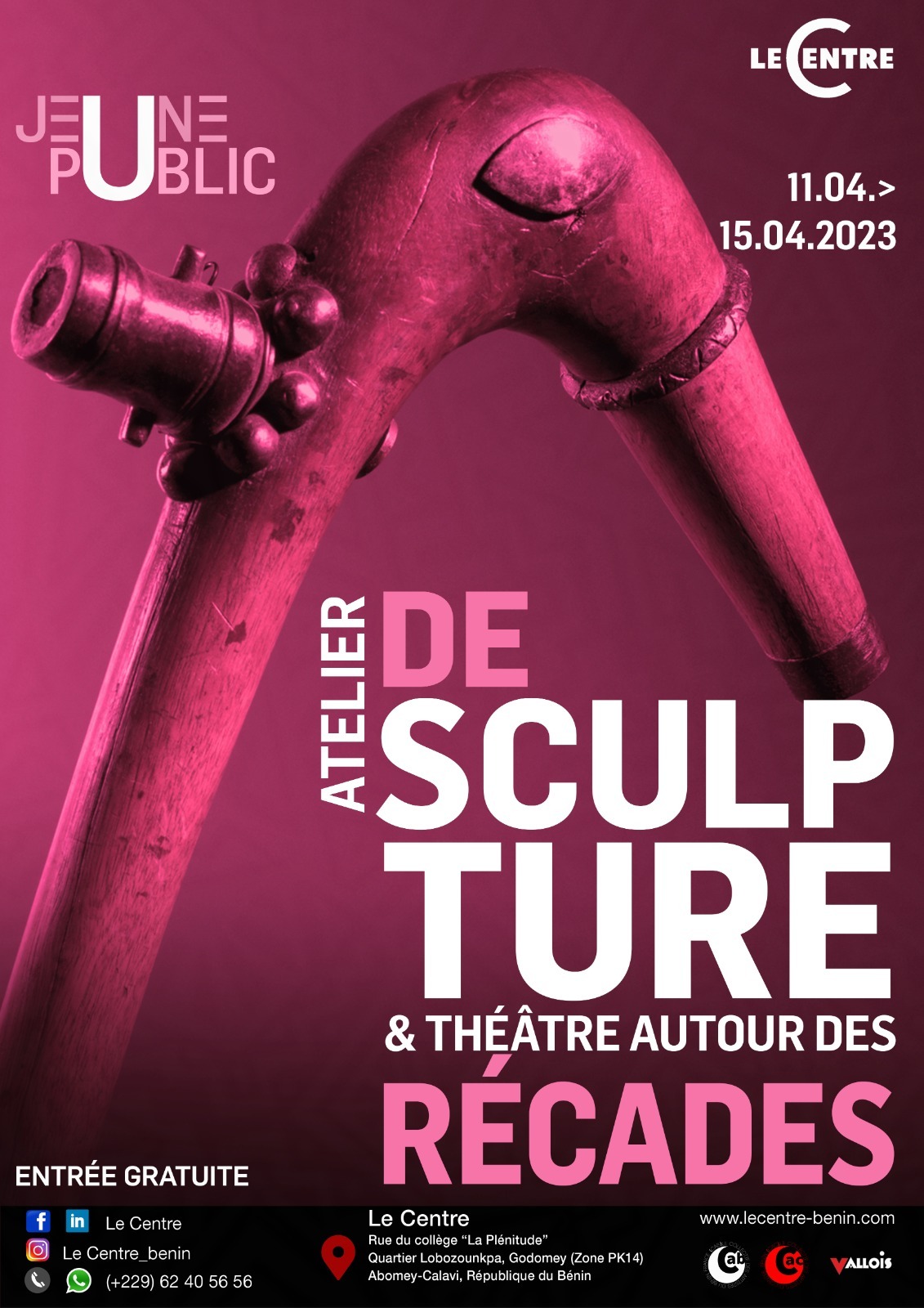 Atelier Jeune Public |  Sculpture & Théâtre autour des Récades