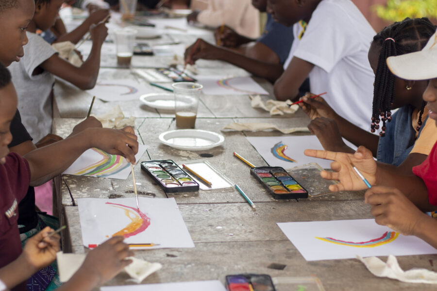 Vue des ateliers jeune public Super Holiday à l'Espace Culturel Le Centre
