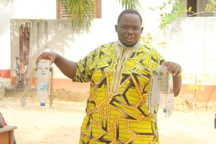 Vue de l'atelier Jeune Public d'initiation à l'art de la marionnette