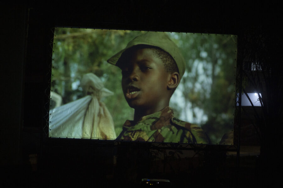 Vue de la projection du film « Ezra » à Wà Cinéma