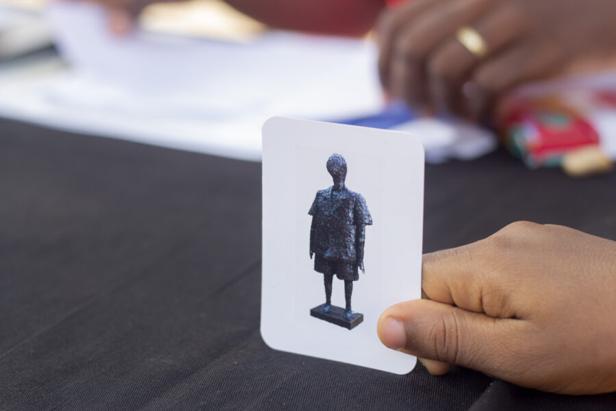 Vue de l'atelier jeune public « Wă ​nyì ​wě » à l'Espace Culturel Le Centre