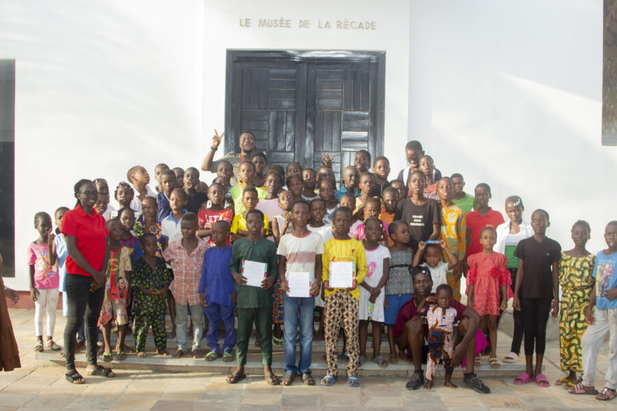 Vue de l'atelier jeune public « Wă ​nyì ​wě » à l'Espace Culturel Le Centre