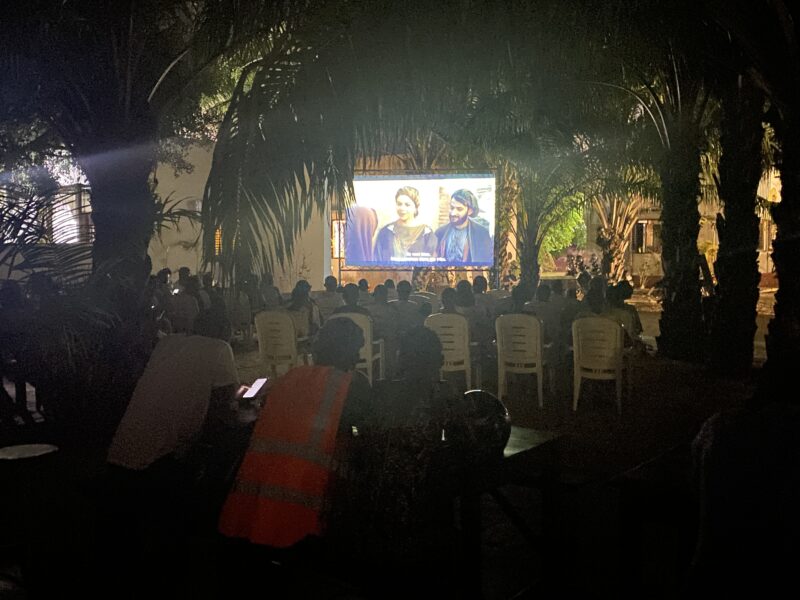 Vue de la projection du film La dernière reine à l'Espace Culturel Le Centre