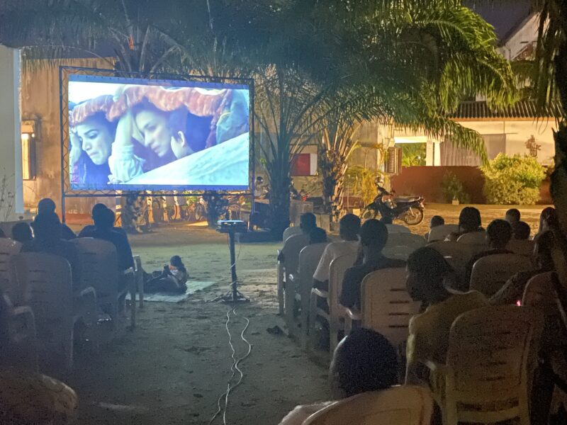 Vue de la projection du film La dernière reine à l'Espace Culturel Le Centre