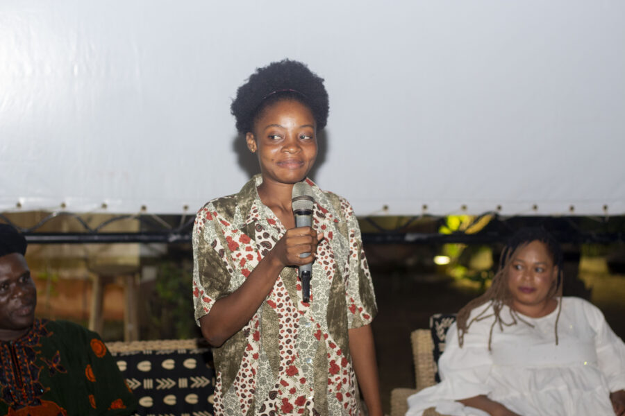 Vue de la projection du long métrage « Le rêve de Kadi » à l'Espace Culturel Le Centre