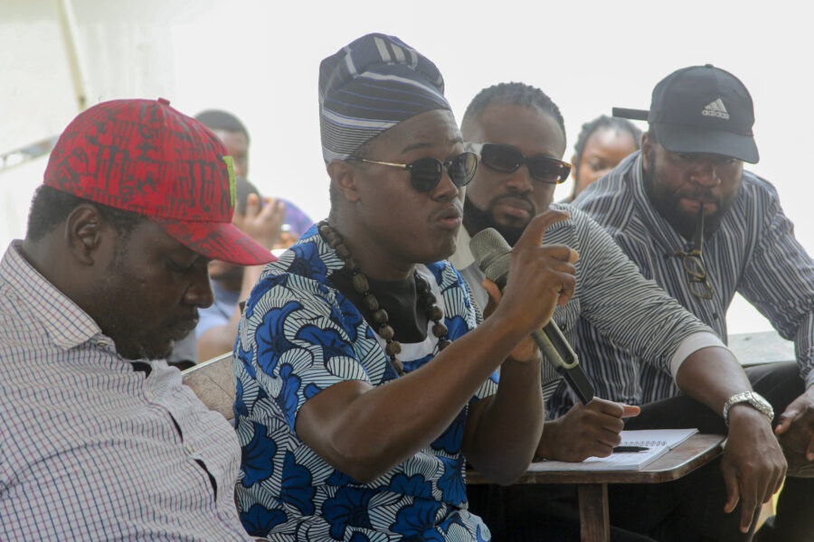 Vue de la rencontre d'échanges au Dalah'sh 2022 à Le Centre