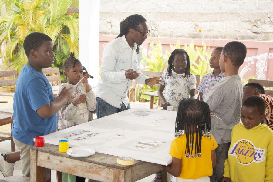 Vue des ateliers jeune public Super Holiday à l'Espace Culturel Le Centre