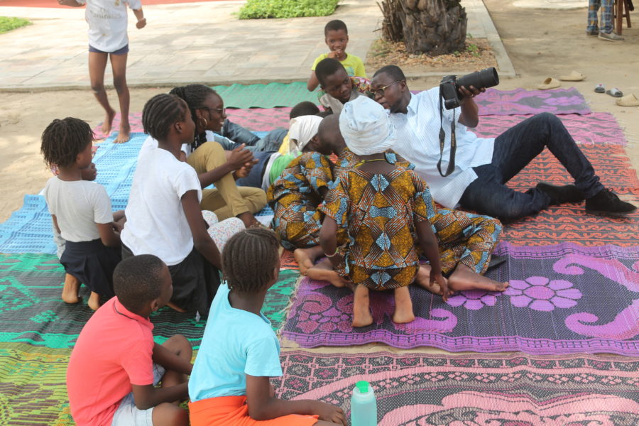 Vue de l'atelier Jeune Public d'initiation à la peinture et à la photographie