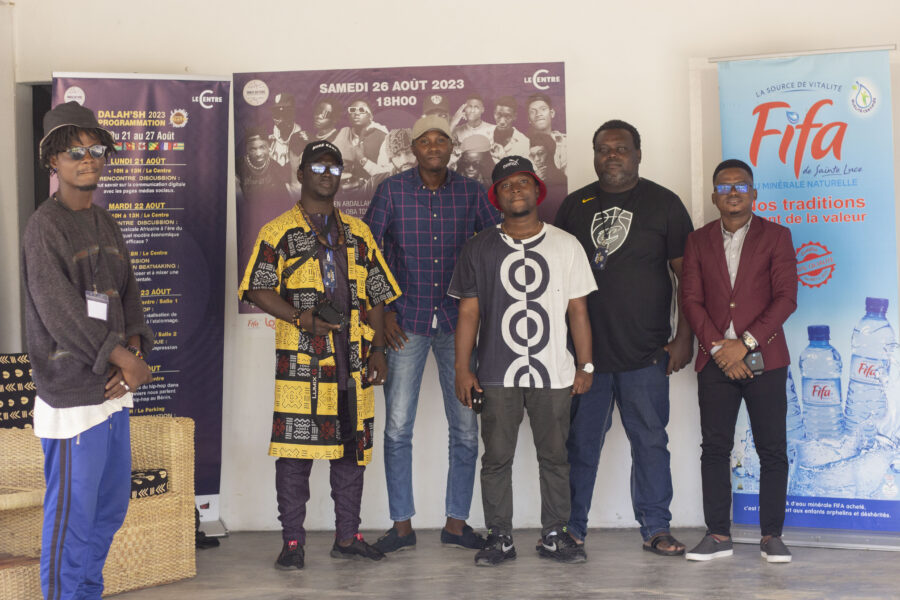 Vue de la rencontre-discussion sur l'industrie musicale africaine à l'ère du numérique dans le cadre du Dalah'sh 8 à Le Centre