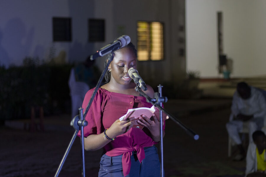 Vue de la Nuit de la Poésie à Le Centre