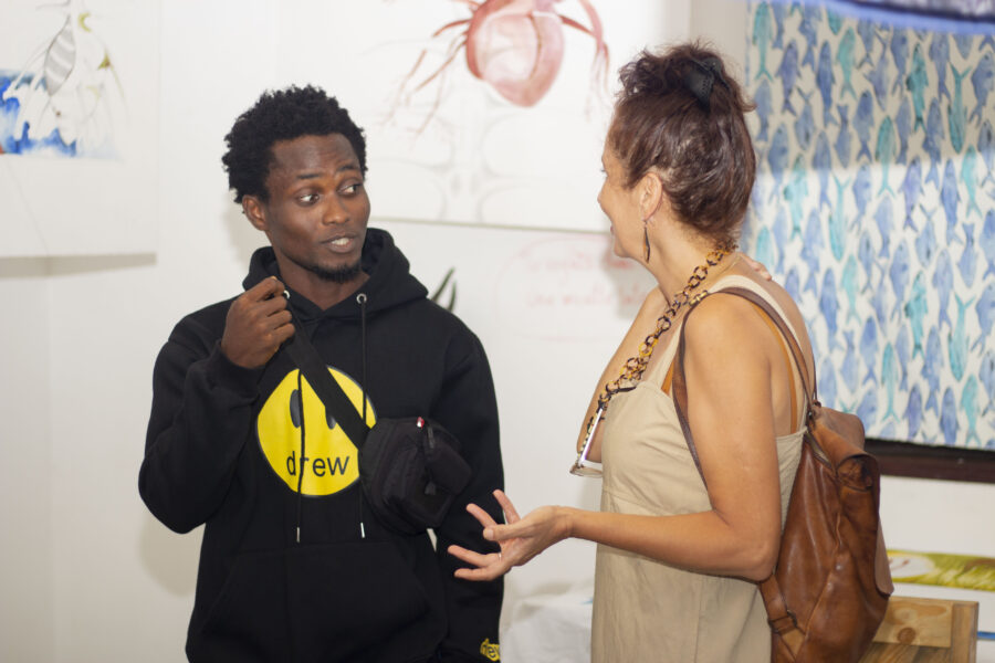 Vue du Work In Progress de l'artiste visuelle Sarah Thiriet