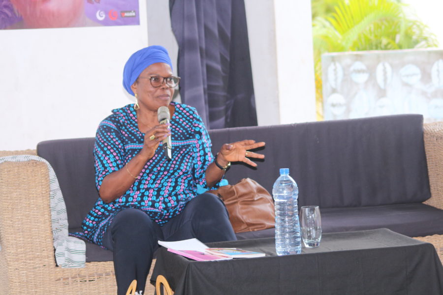 Vue de la rencontre-discussion avec Adélaïde Fassinou à Le Centre