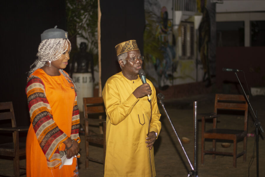 Vue de la soirée de contes & de l'oralité à Le Centre dans le cadre du Festival Parole d'Amazones 2023