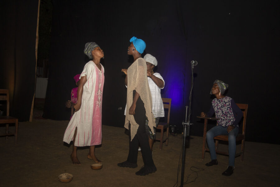 Vue de la soirée de contes & de l'oralité à Le Centre dans le cadre du Festival Parole d'Amazones 2023