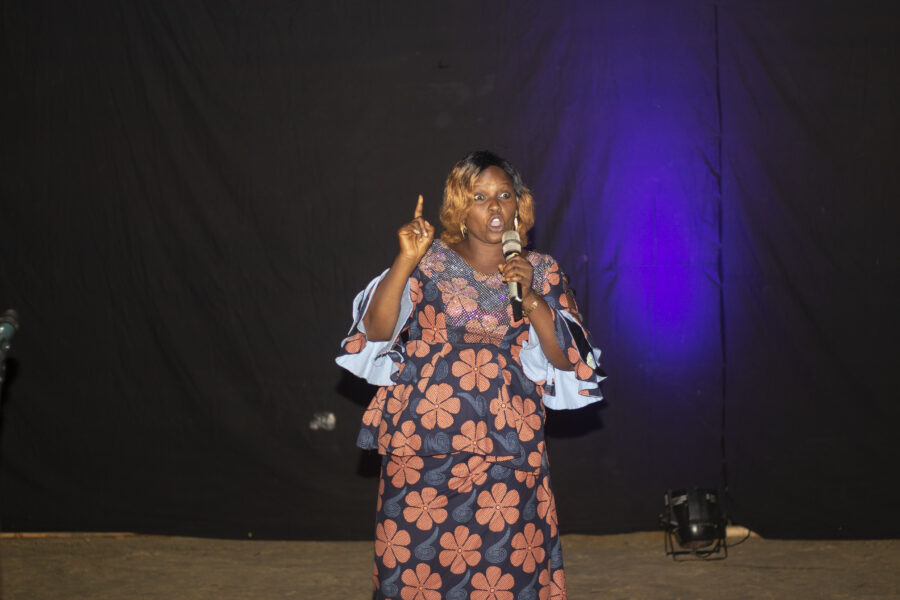 Vue de la soirée de contes & de l'oralité à Le Centre dans le cadre du Festival Parole d'Amazones 2023