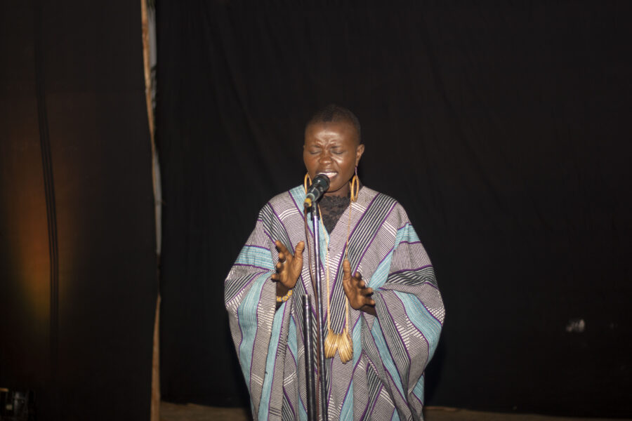 Vue de la soirée de contes & de l'oralité à Le Centre dans le cadre du Festival Parole d'Amazones 2023