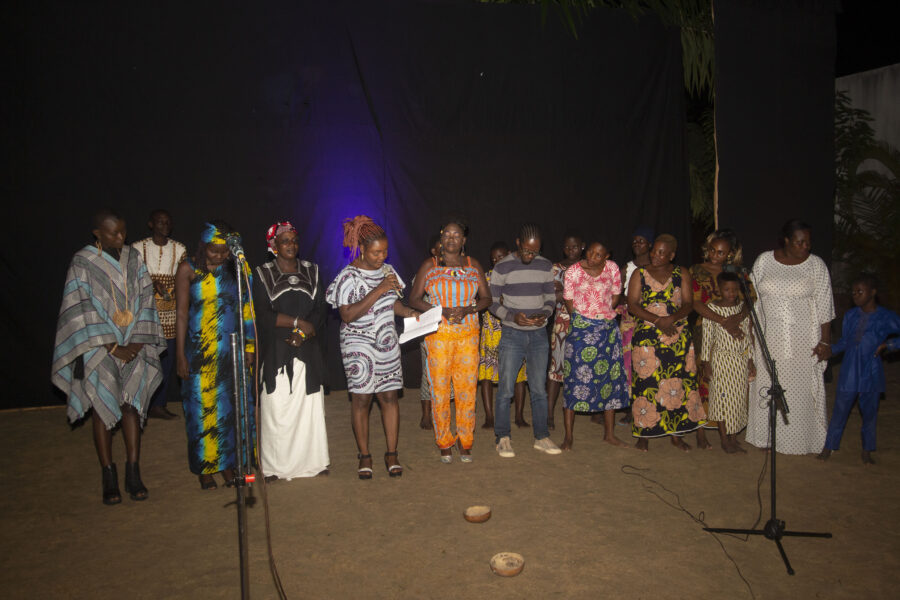 Vue de la soirée de contes & de l'oralité à Le Centre dans le cadre du Festival Parole d'Amazones 2023