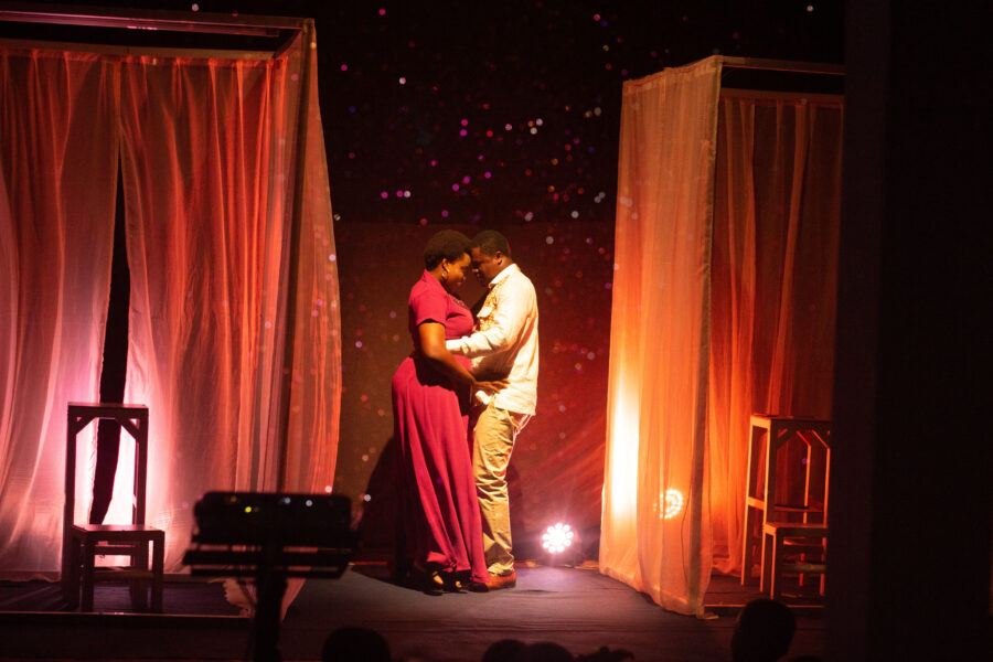 Vue de la pièce de théâtre « La faiseuse d'anges » à l'Espace Culturel Le Centre
