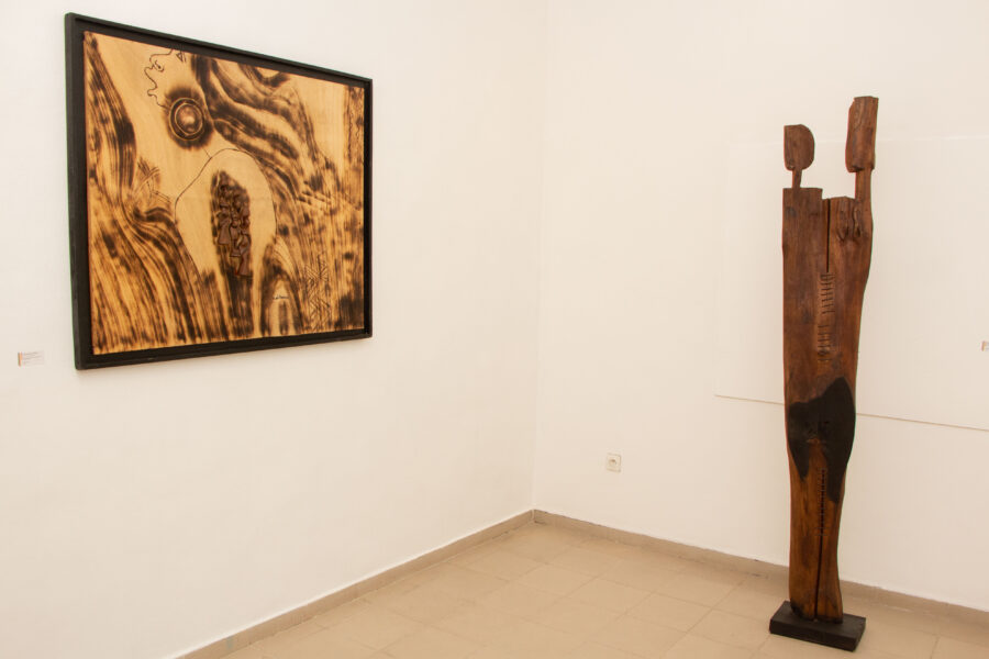 Vue de l'exposition « La Déesse » à l'Espace Culturel Le Centre