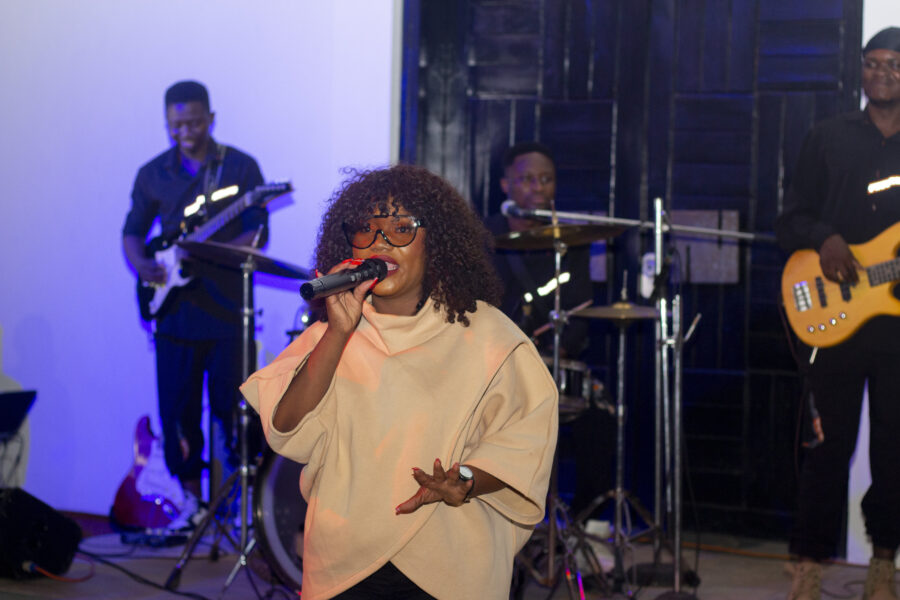 Vue de la soirée Live avec Fifamè & Fanny Sènan