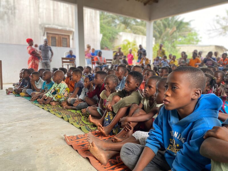 Vue de la projection des films d'animation « ​Le ​chasseur ​et ​l'antilope ​» & « ​Les ​trois ​vérités ​» à l'Espace Culturel Le Centre
