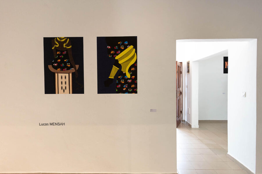 Vue de l'exposition collective « Le Royaume du Dànxòmɛ̀ au Féminin »