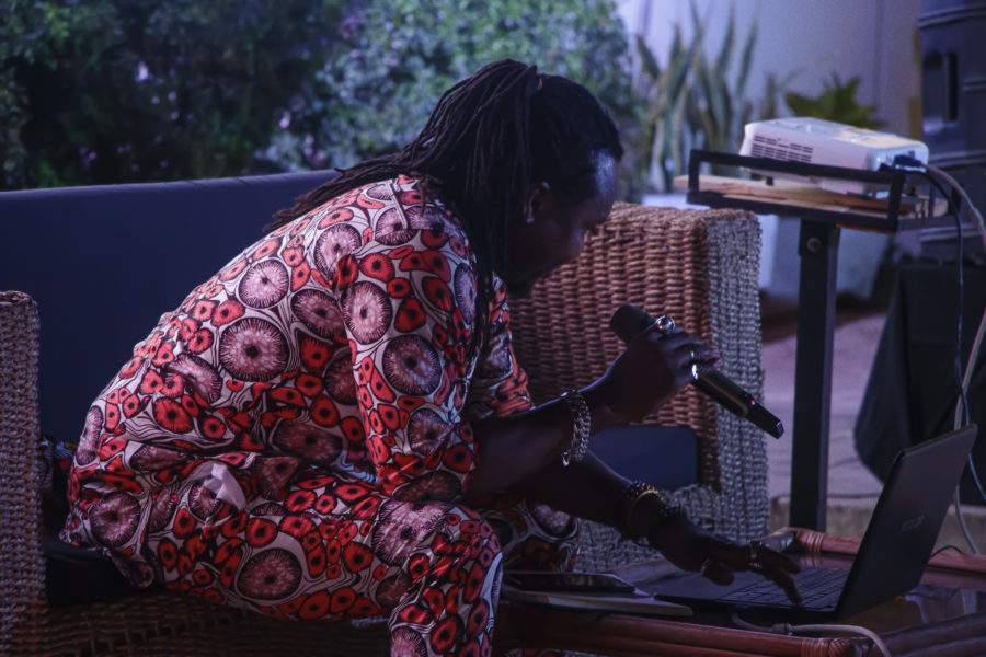 Vue de la rencontre-discussion avec Marius Dansou à Le Centre