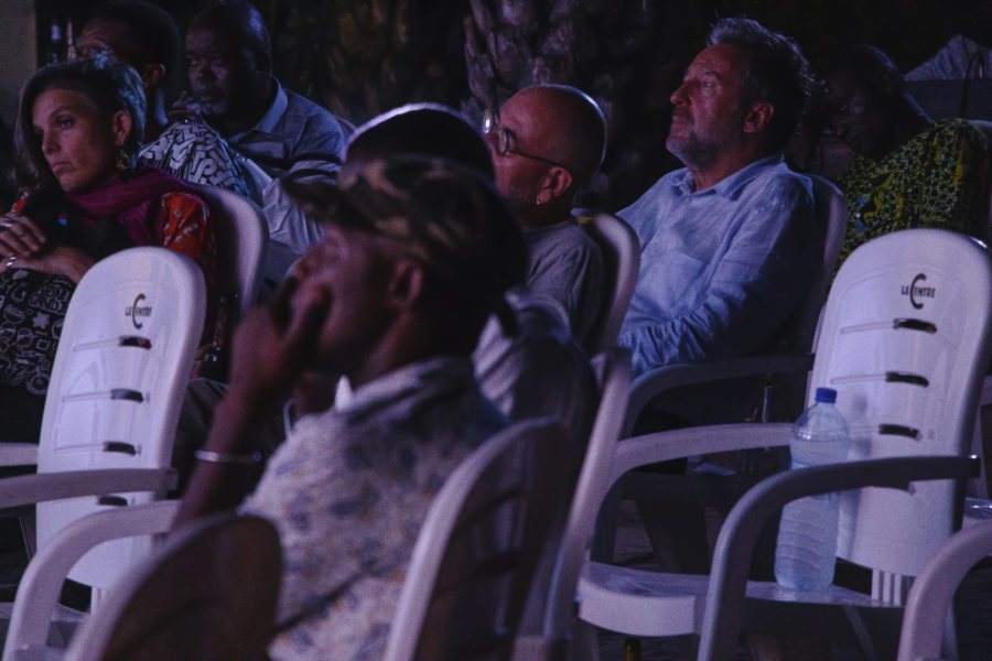 Vue de la rencontre-discussion avec Marius Dansou à Le Centre