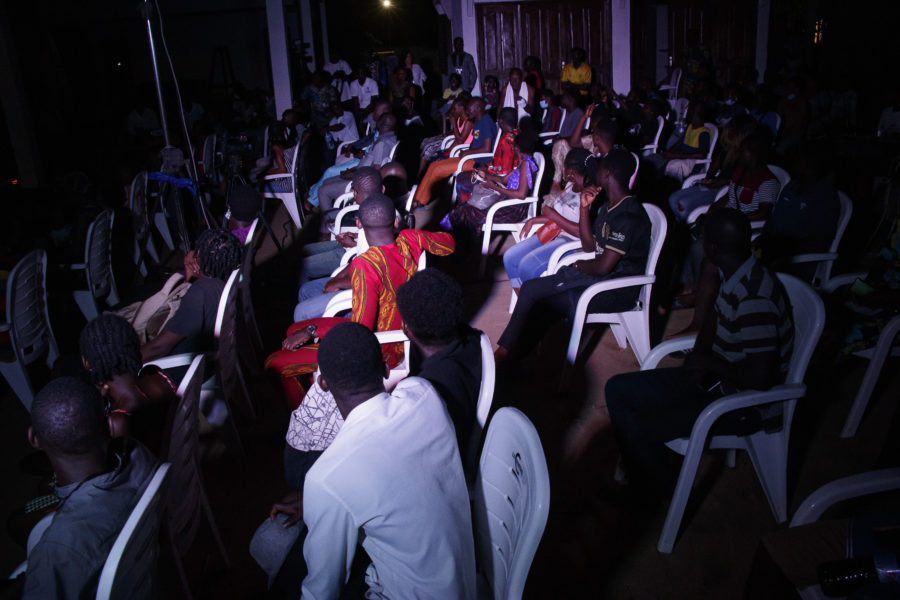 Vue du spectacle de théâtre Les confessions de Soweto