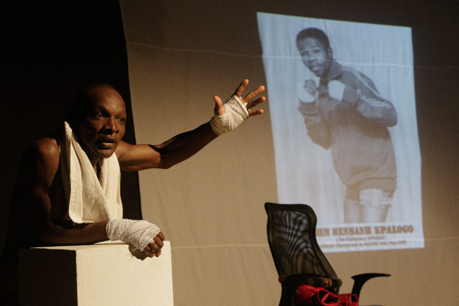 Vue du spectacle de théâtre Les confessions de Soweto