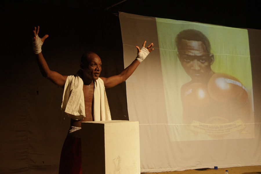 Vue du spectacle de théâtre Les confessions de Soweto