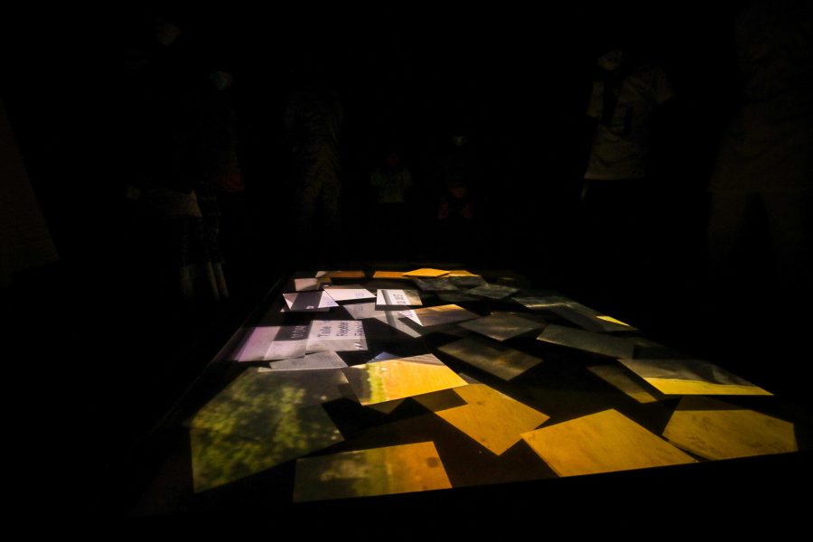 Vue de l'exposition "Awòli": Mémoires d’océan